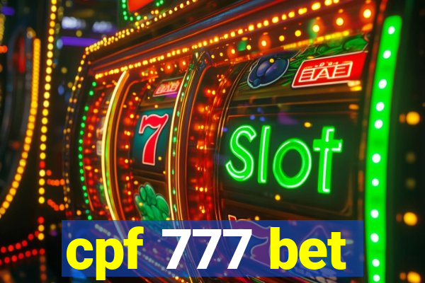 cpf 777 bet